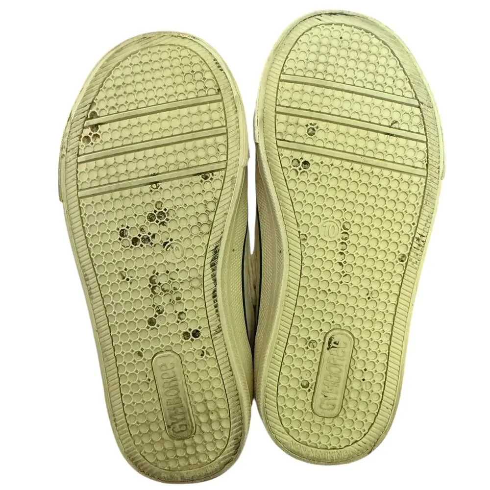 Gymboree Cream Off White Boys Boat Shoes Size 10